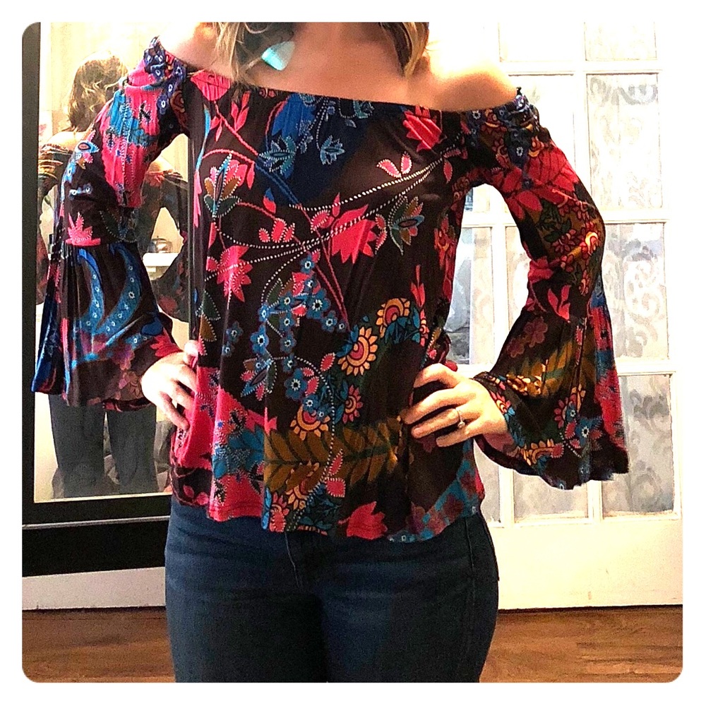 Off the shoulder top.